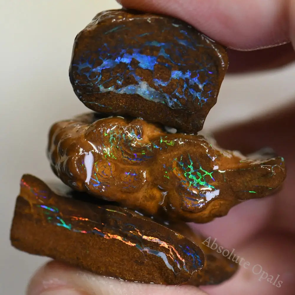 Australian Boulder Opal Rough Parcel