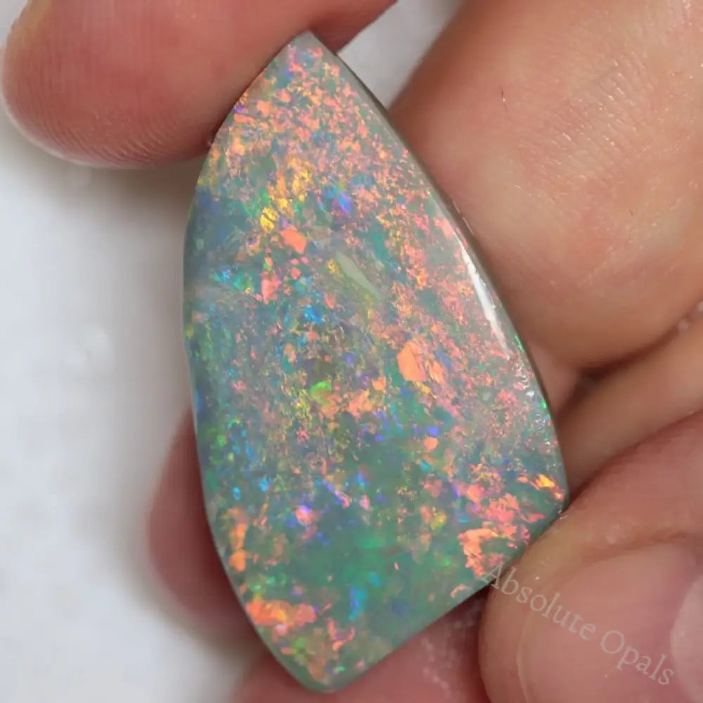 14.0 Cts Australian Solid Rough Opal Lightning Ridge Loose Rub