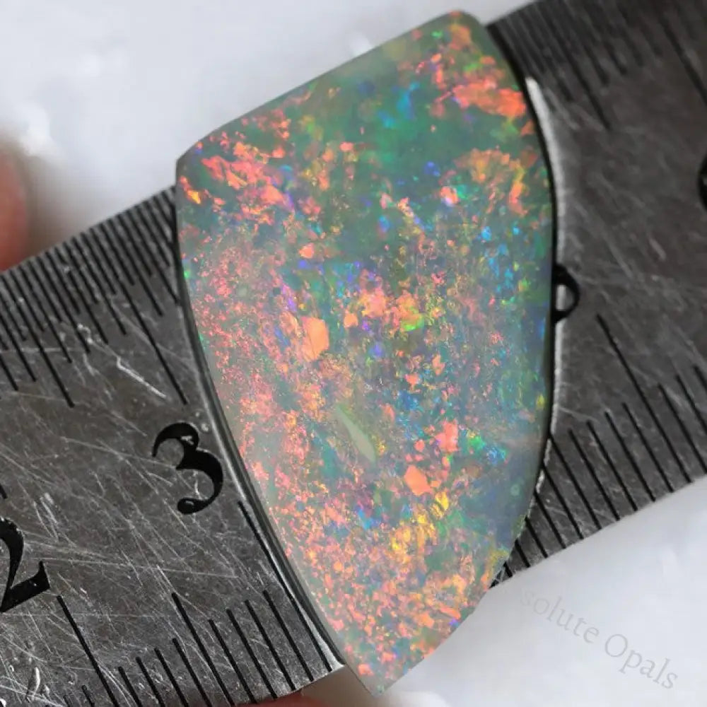 14.0 Cts Australian Solid Rough Opal Lightning Ridge Loose Rub