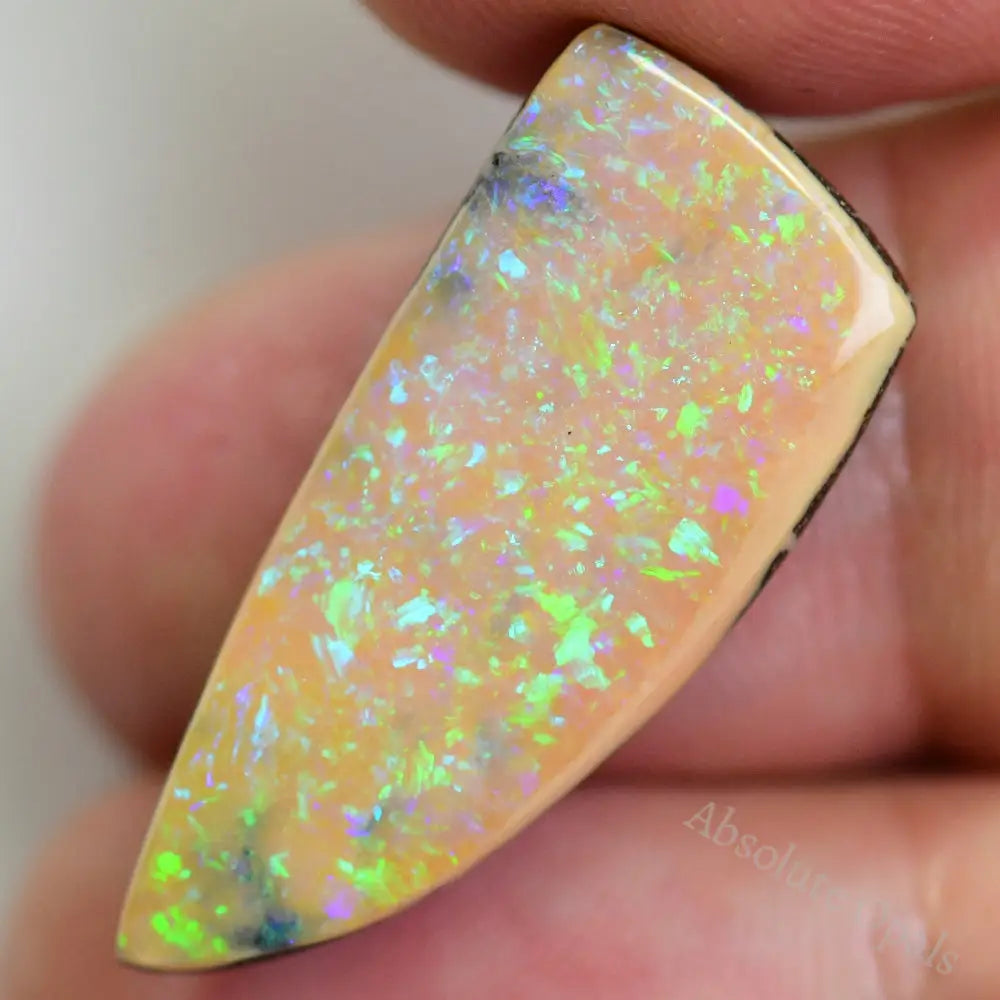 14.34 Cts Australian Boulder Opal Cut Stone