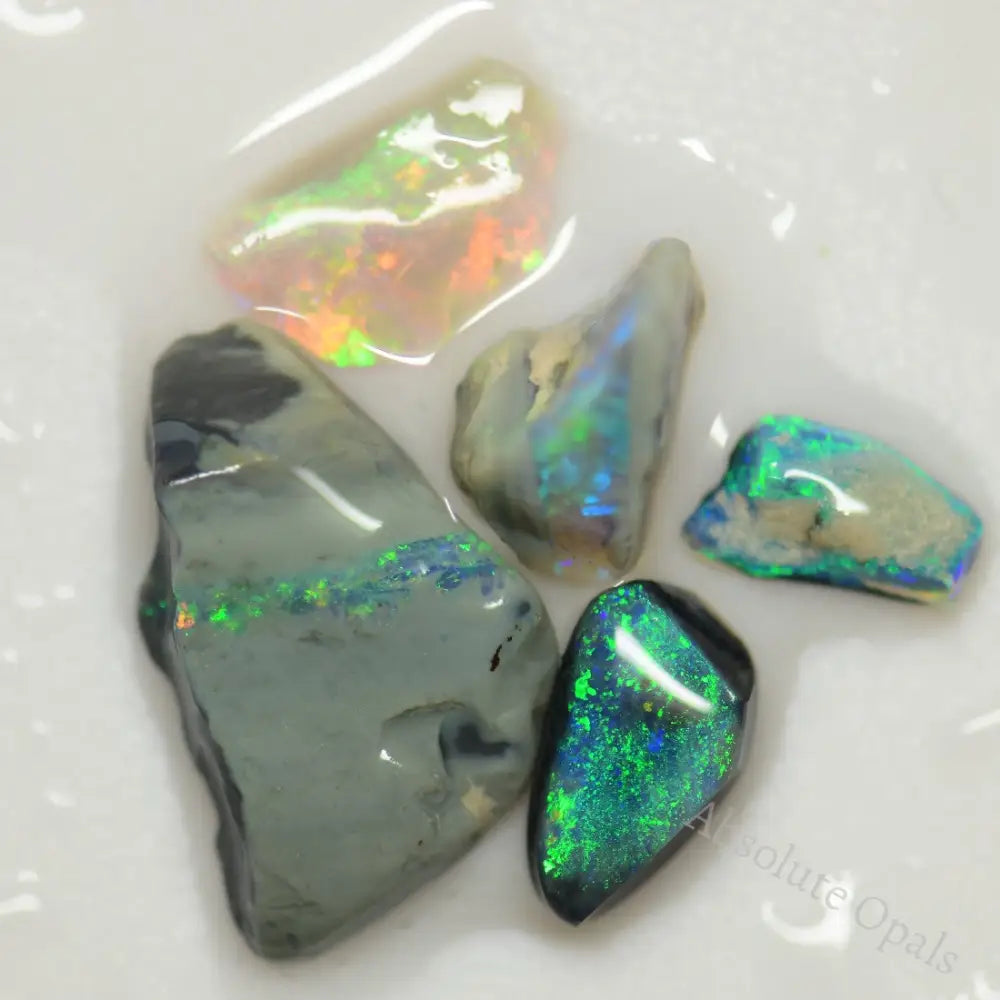 14.35 Cts Australian Rough Opal Parcel Lightning Ridge