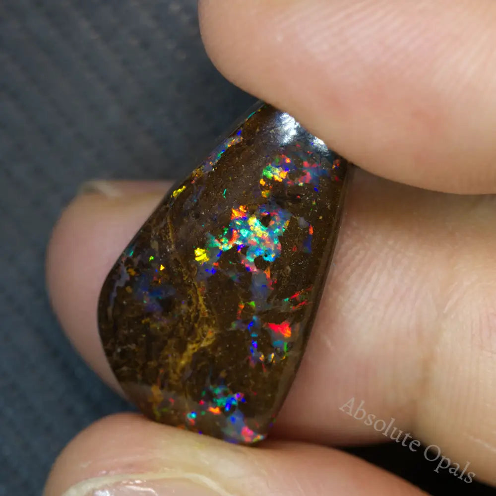 14.5 Cts Australian Boulder Opal Cut Stone