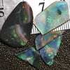 14.50 Cts Australian Black Opal Rough Rubs Lightning Ridge Parcel