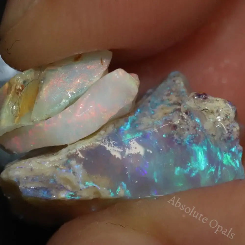 Black Opal Rough, Lightning Ridge Parcel Stones Media 1 of 6