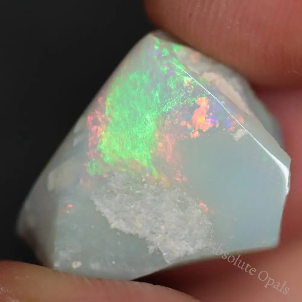 14.50Cts Australian Opal Rough Lightning Ridge Polished Specimen