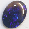 14.96 Cts Australian Black Opal Lightning Ridge Solid Gem Stone Cabochon