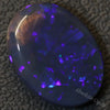 14.96 Cts Australian Black Opal Lightning Ridge Solid Gem Stone Cabochon