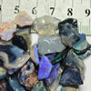 142 Cts Australian Rough Black Opal Parcel Lightning Ridge - Potch And Colour Mine Run Cmr