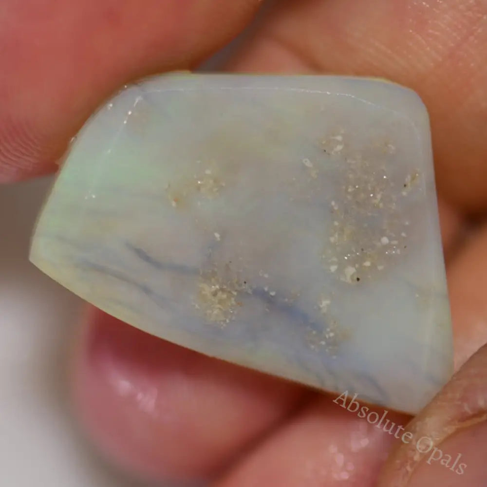 15.05 Cts Australian Rough Opal Rub Lightning Ridge Single