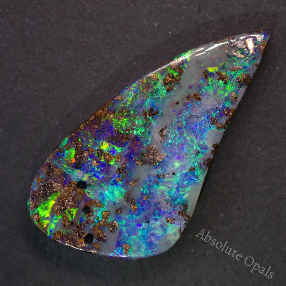 15.14Cts Australian Boulder Opal Cut Stone