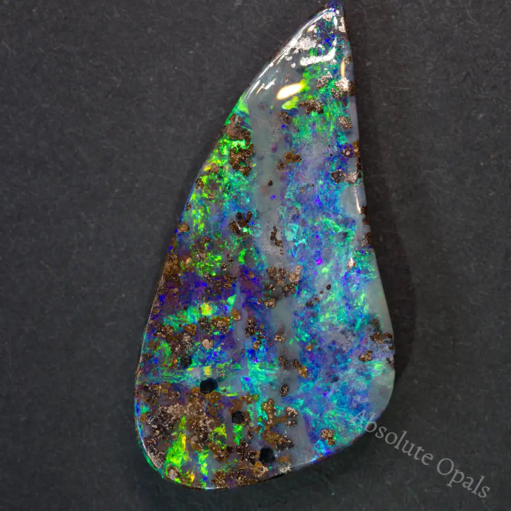 15.14Cts Australian Boulder Opal Cut Stone