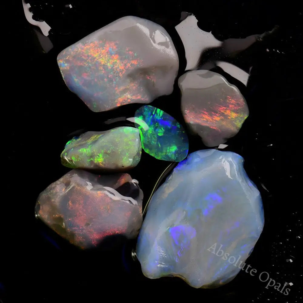 Australian Rough Opal Parcel, Rubs Lightning Ridge