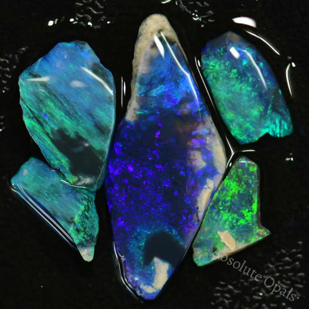 15.4 Cts Australian Rough Opal Parcel Rubs Lightning Ridge Cmr