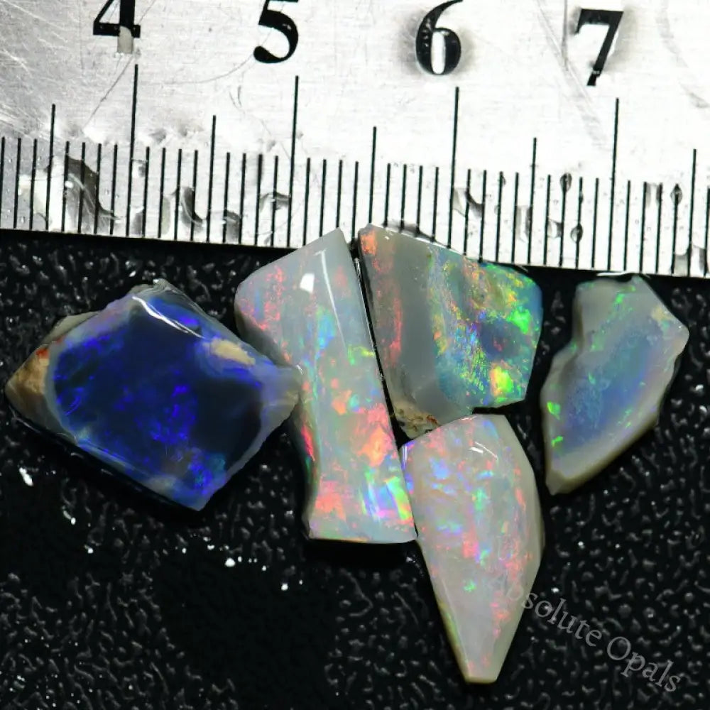 15.4 Cts Australian Rough Opal Parcel Rubs Lightning Ridge Cmr