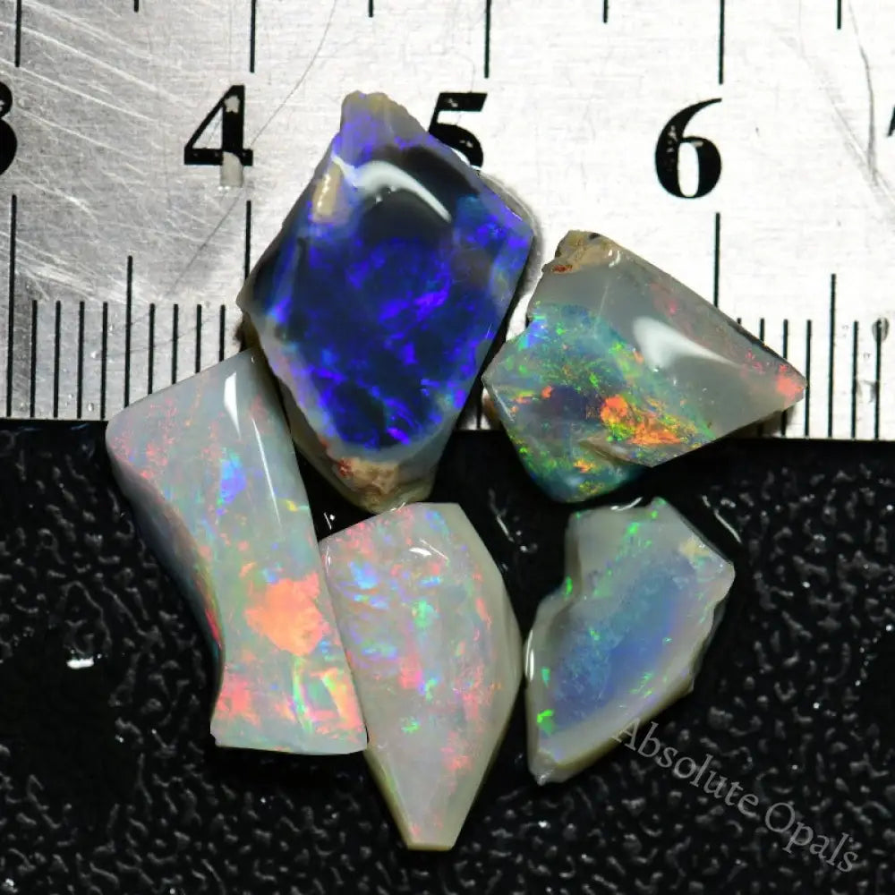 15.4 Cts Australian Rough Opal Parcel Rubs Lightning Ridge Cmr