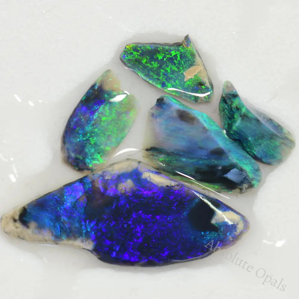 15.4 Cts Australian Rough Opal Parcel Rubs Lightning Ridge Cmr