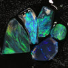 15.6 Cts Australian Rough Black Opal Parcel Rubs Lightning Ridge Cmr