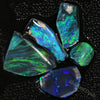 15.6 Cts Australian Rough Black Opal Parcel Rubs Lightning Ridge Cmr