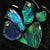 15.6 Cts Australian Rough Black Opal Parcel Rubs Lightning Ridge Cmr