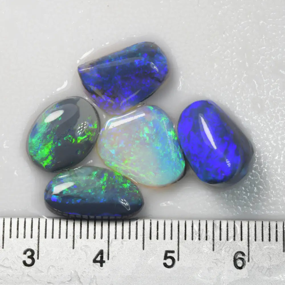 15.63 cts Rough BlackOpal Rubs Parcel Lightning Ridge