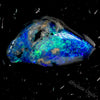 black rough opal