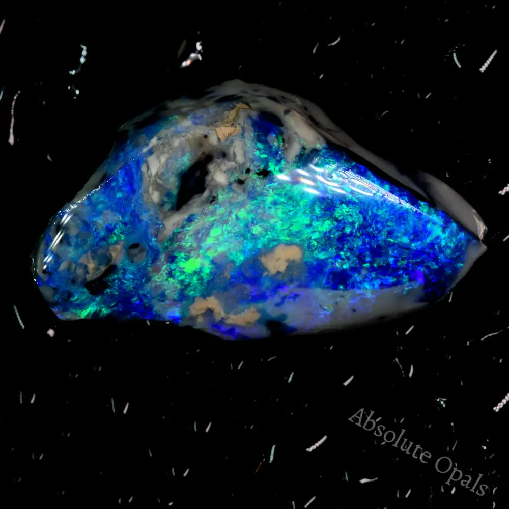 black rough opal