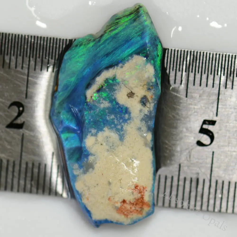 15.8 Cts Australian Single Rough Opal For Carving Lightning Ridge Cmr