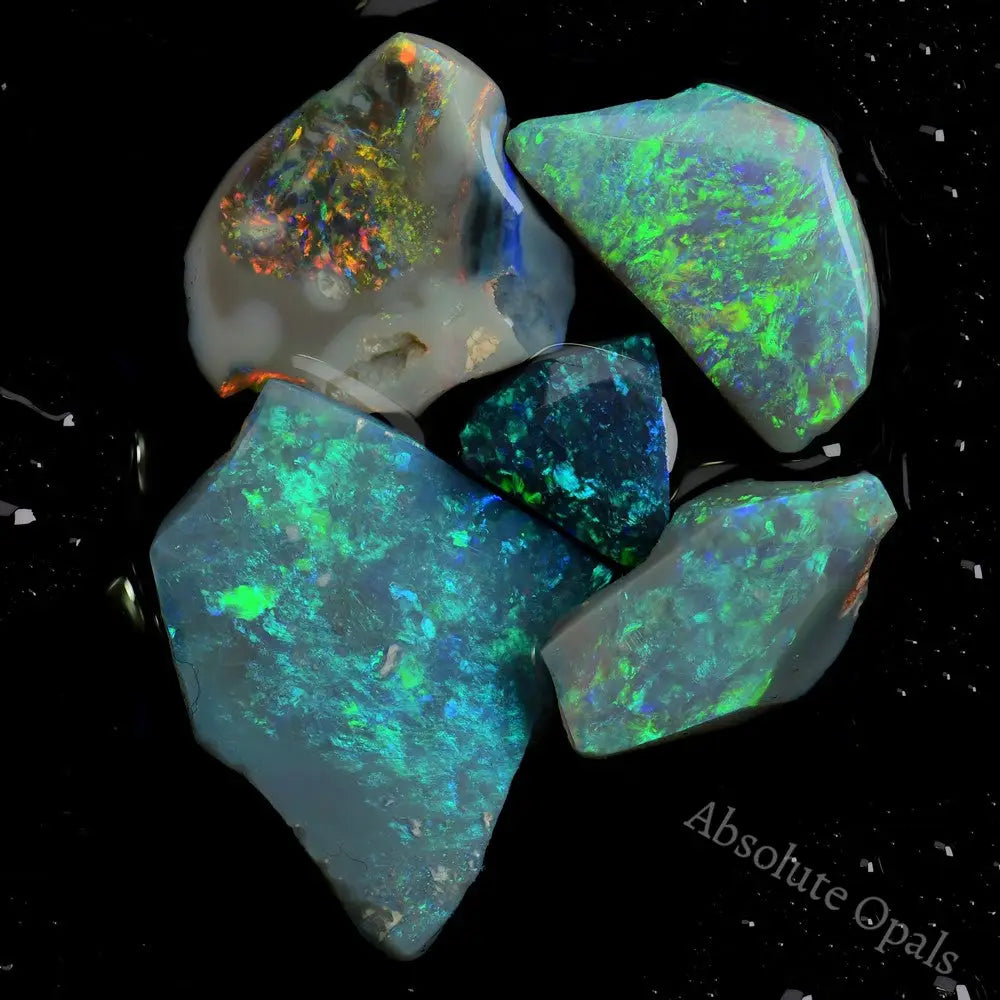 Australian Rough Opal Parcel, Rubs Lightning Ridge