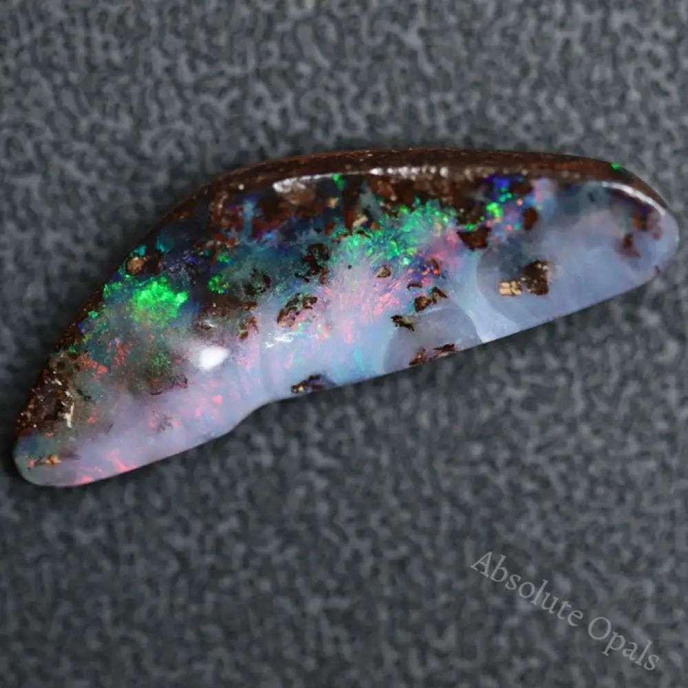 15.95 Cts Australian Boulder Opal Cut Loose Stone