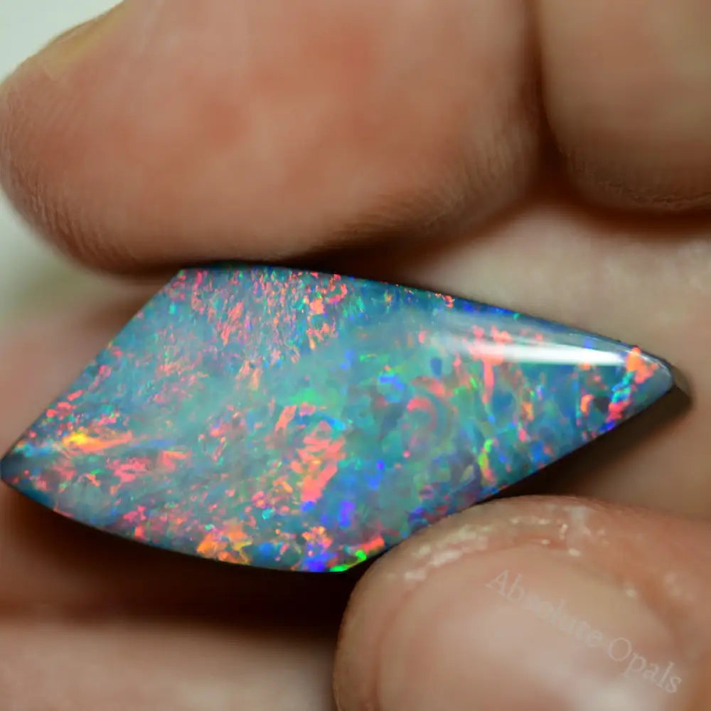 16.0 Cts Australian Opal Doublet Stone Rough Rub Lightning Ridge