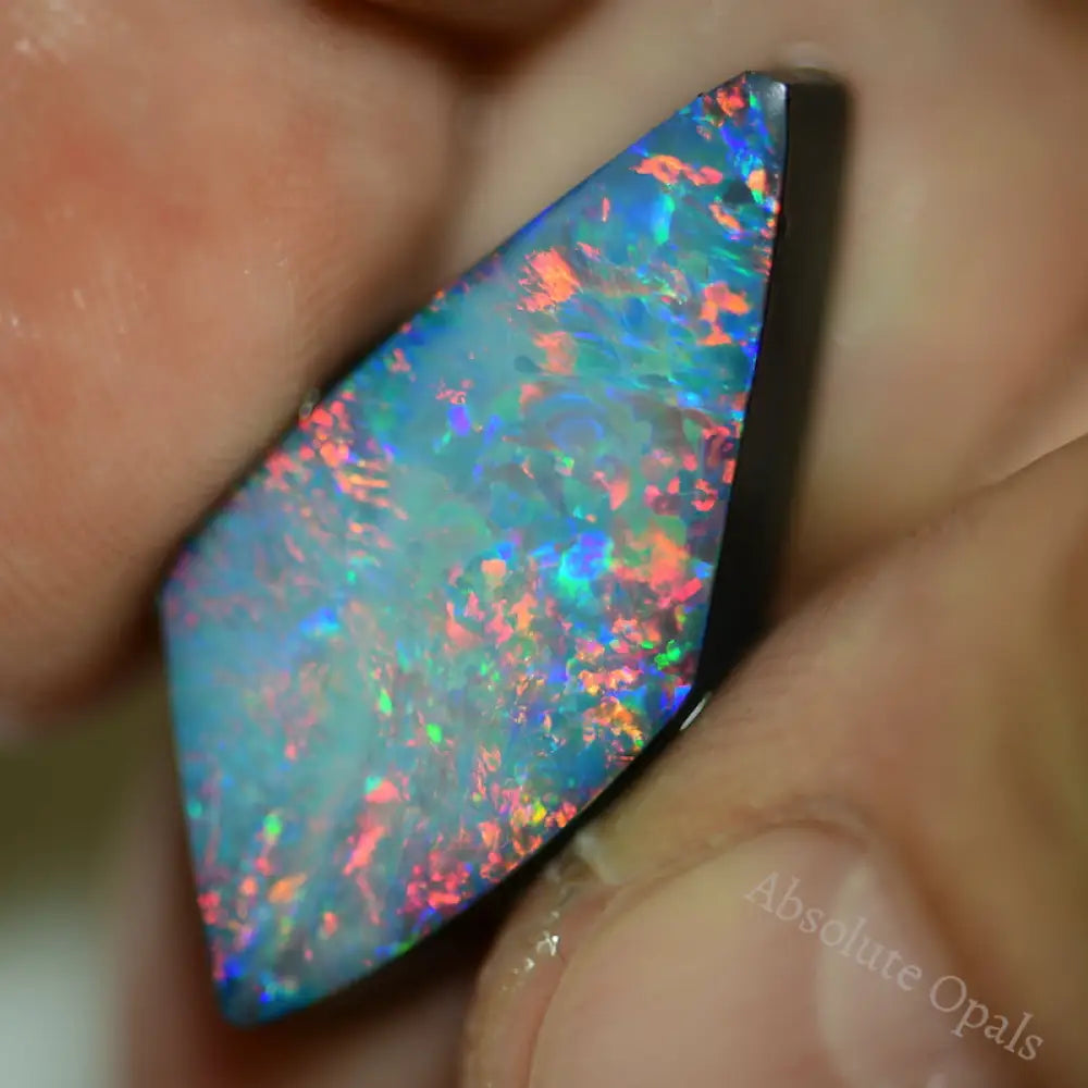 16.0 Cts Australian Opal Doublet Stone Rough Rub Lightning Ridge