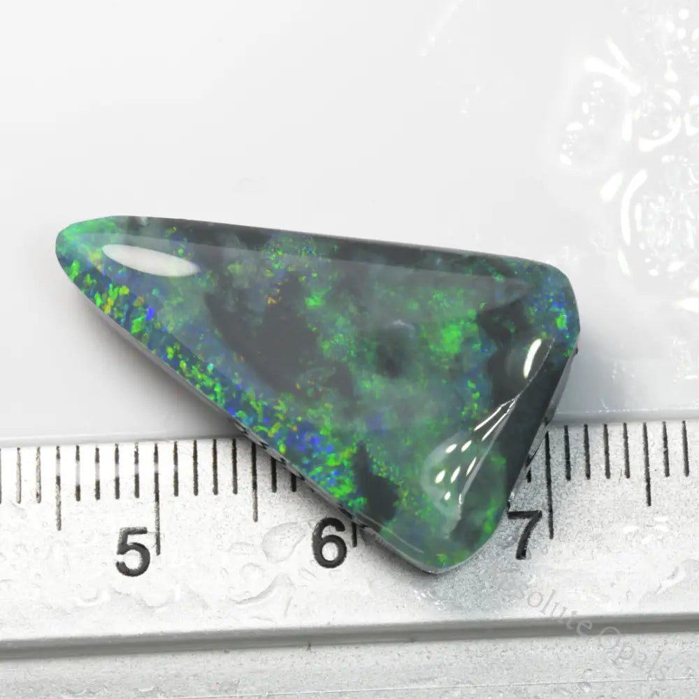 16.2 cts Rough Black Opal Rub Lightning Ridge