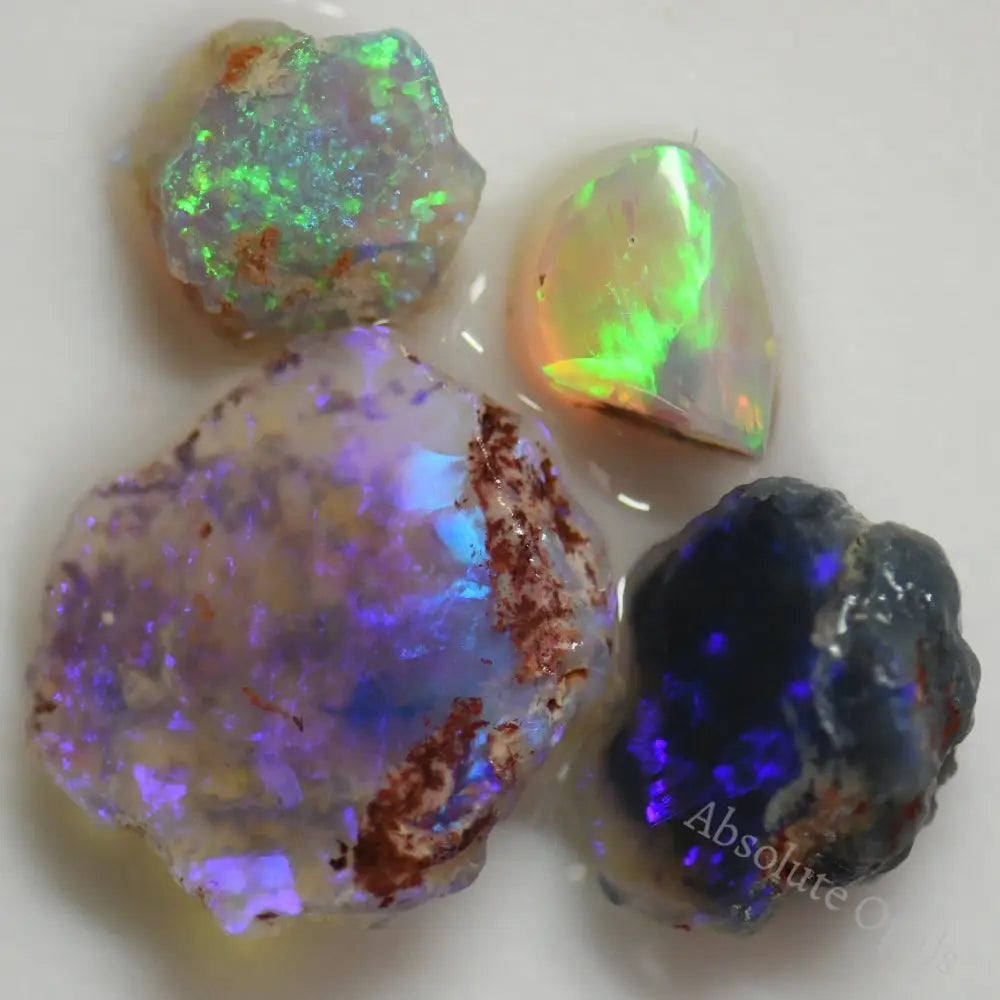 black rough opal