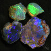 black rough opal