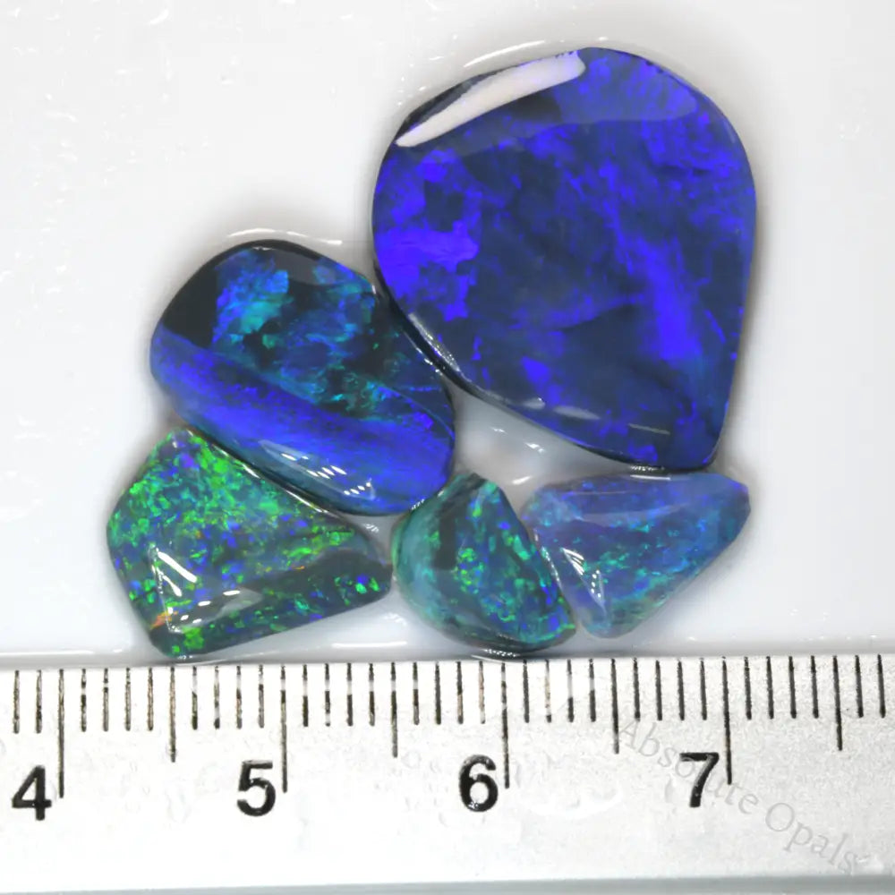 Rough Black Opal Rubs Parcel Lightning Ridge