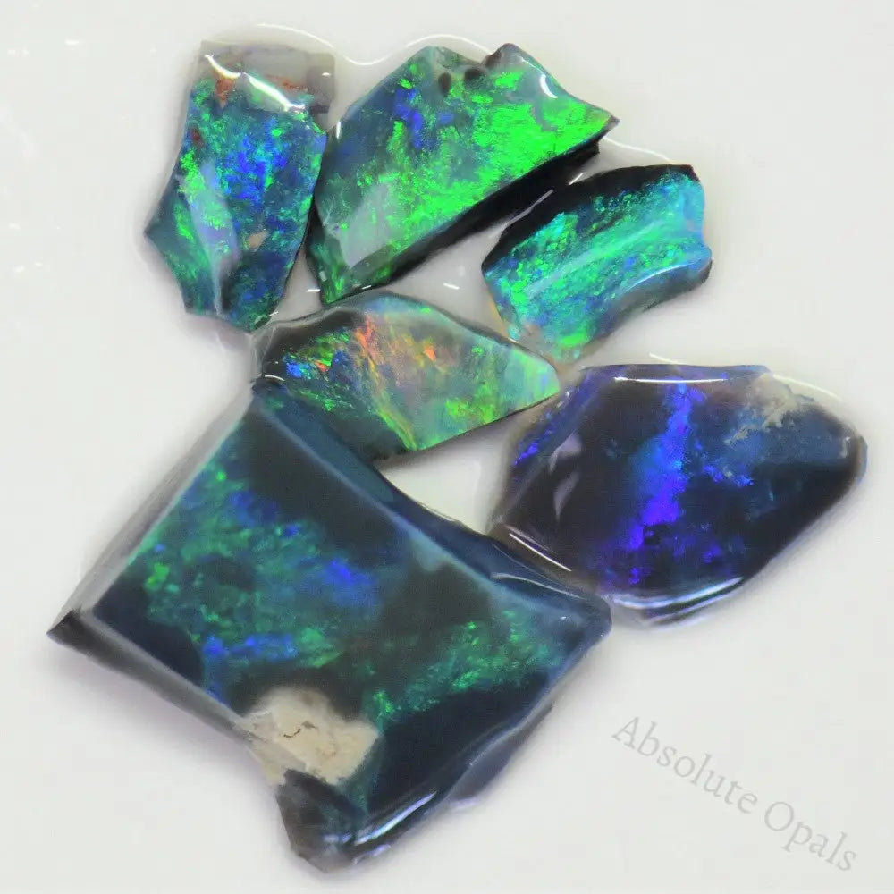 Australian Rough Opal Parcel, Rubs, Lightning Ridge