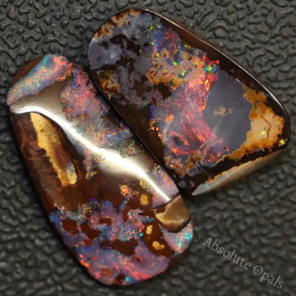 16.50 Cts Australian Boulder Opal Cut Loose Stone Parcel