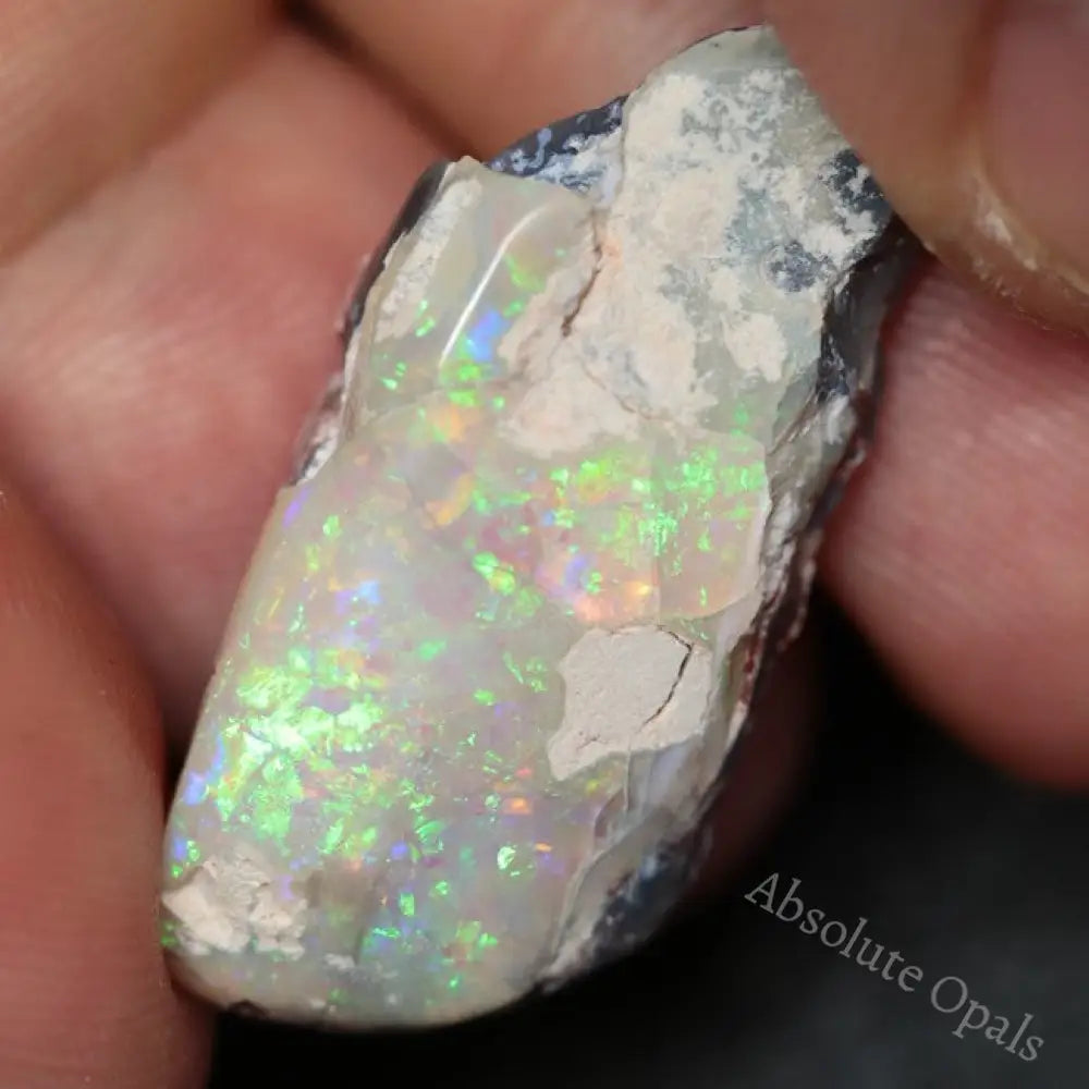 16.50 Cts Australian Opal Rough Lightning Ridge Polished Specimen