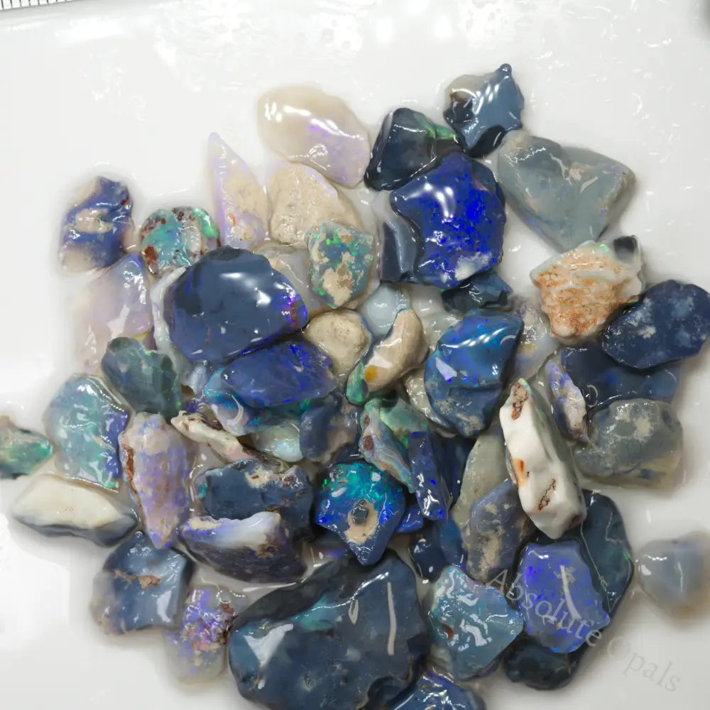 rough opal parel gemstone