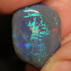 Australian Black Opal Lightning Ridge, Rough Nobby, Script Pattern