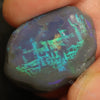 17.0 Cts Australian Black Opal Lightning Ridge Rough Nobby Script Pattern