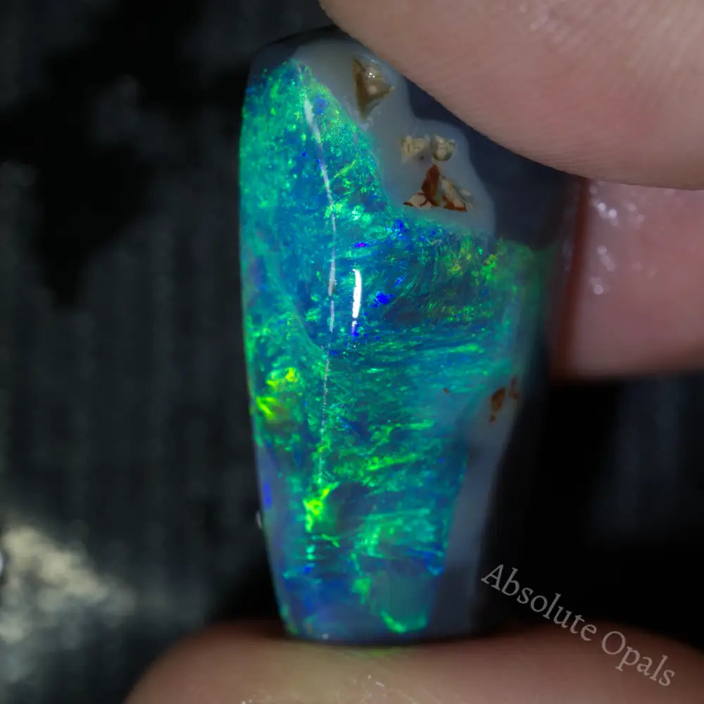 Rough black opal