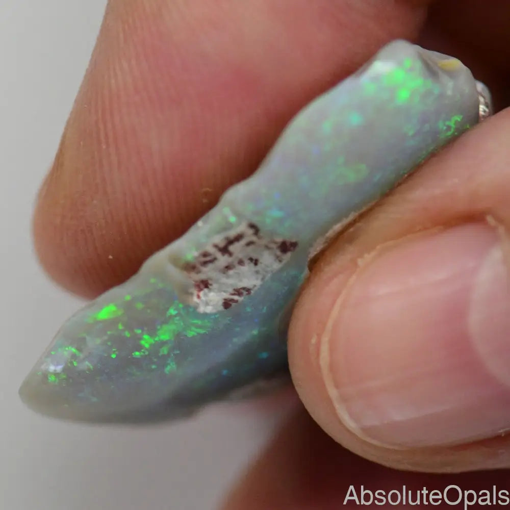 17.35 Cts Australian Opal Rough Lightning Ridge Polished Specimen
