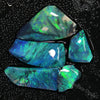 17.4 Cts Australian Black Opal Rough Rubs Parcel Lightning Ridge Cmr