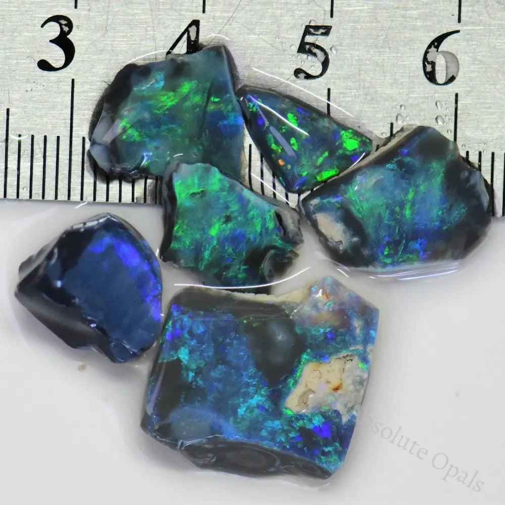 black rough opal