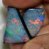 17.9 Cts Australian Opal Doublet Stone Rough Rub Lightning Ridge X2 Pcs