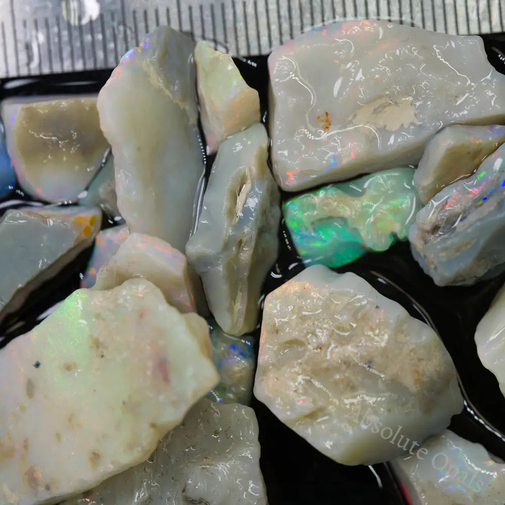 170 Cts Australian Rough Opal Parcel Lightning Ridge - Potch And Colour