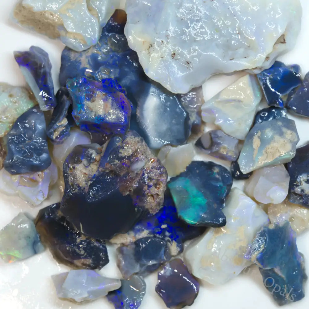 Australian Rough Opal Parcel, Lightning Ridge - Potch and Colour CMR