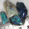 18.1 Cts Australian Rough Black Opal Parcel Rubs Lightning Ridge Cmr