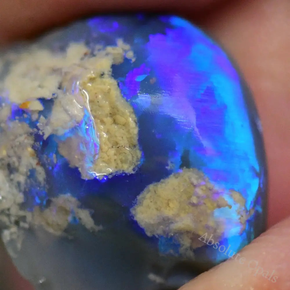 18.1 Cts Australian Rough Gem Opal Lightning Ridge Single